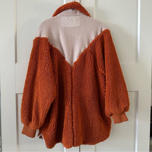 Free People “Fall to Rise” Fleece Quarter Zip - Picture 5 of 5